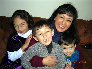 Nida and Her Kids